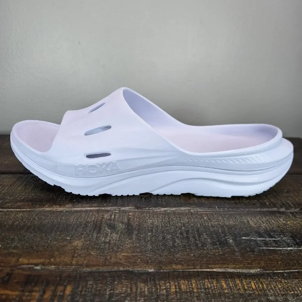 NEW HOKA One One Ora Recovery Slides 3 Mens Size 14 Beach Sandals Purple